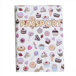 Обложка для паспорта "Сладости", 301618, арт.142.341